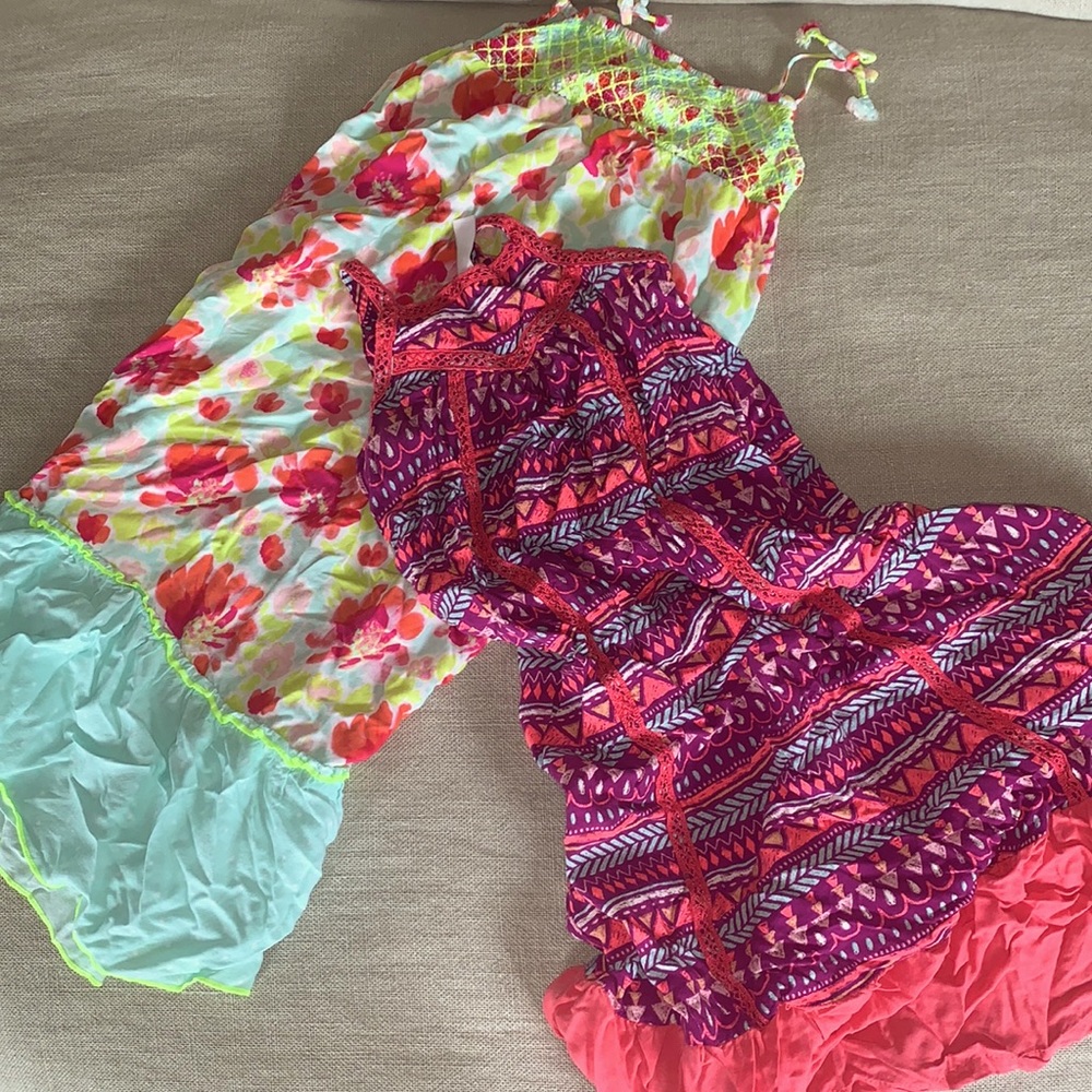 Boho Girls Maxi Dresses (EUC)